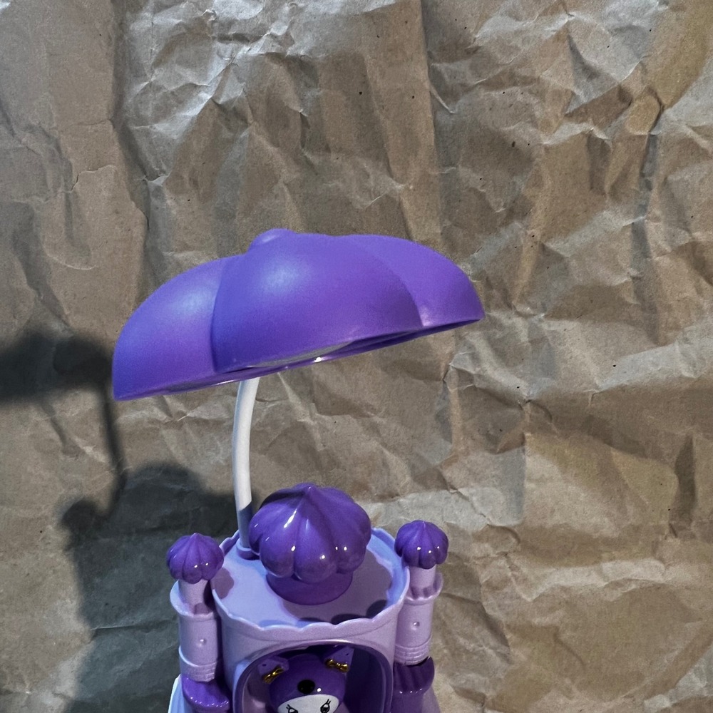 Lucky Castle LED Desk Lamp Purple Kawaii Castle Flower Night Light USB Powered - Picture 3 of 16